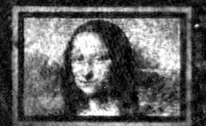 The researchers’ rendition of the famous Mona Lisa, approximately 100 microns wide